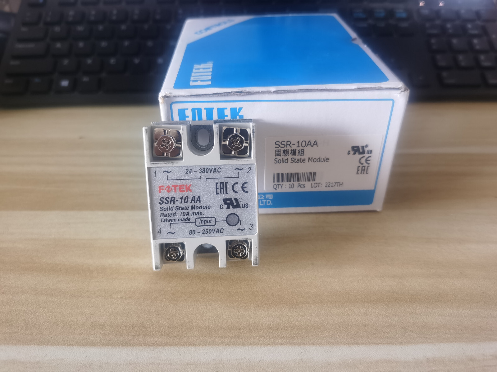 1PCS Fotek SSR-10AA SSR10AA Solid State Module -New #FOT