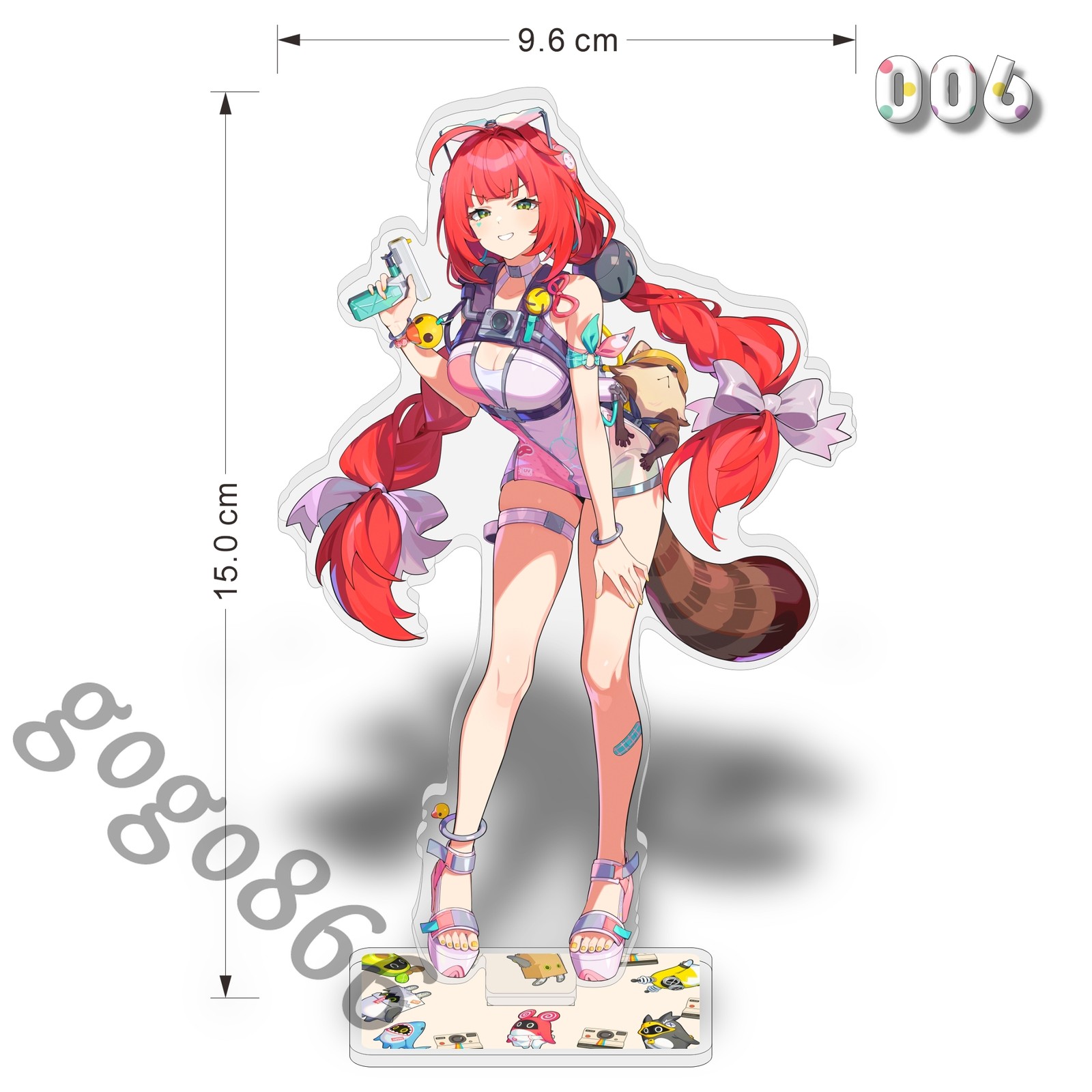 Zenless Zone Zero Hot Foundation Stand Table Acrylic Desk Figure Gift 15cm #11