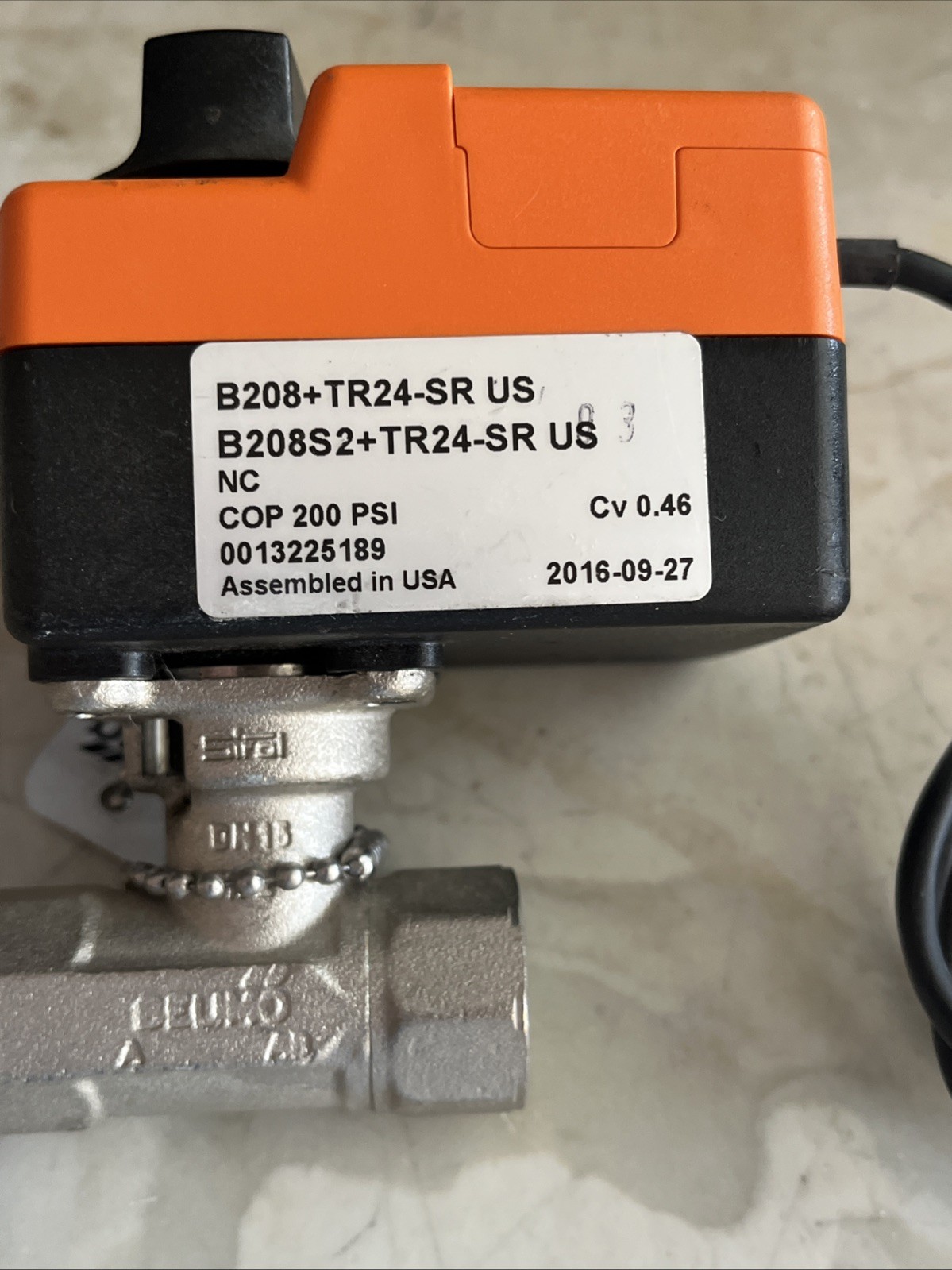 4-BELIMO Tr24-SR- US  200 PSI Valve  Actuator With Water Valve Free Ship USA