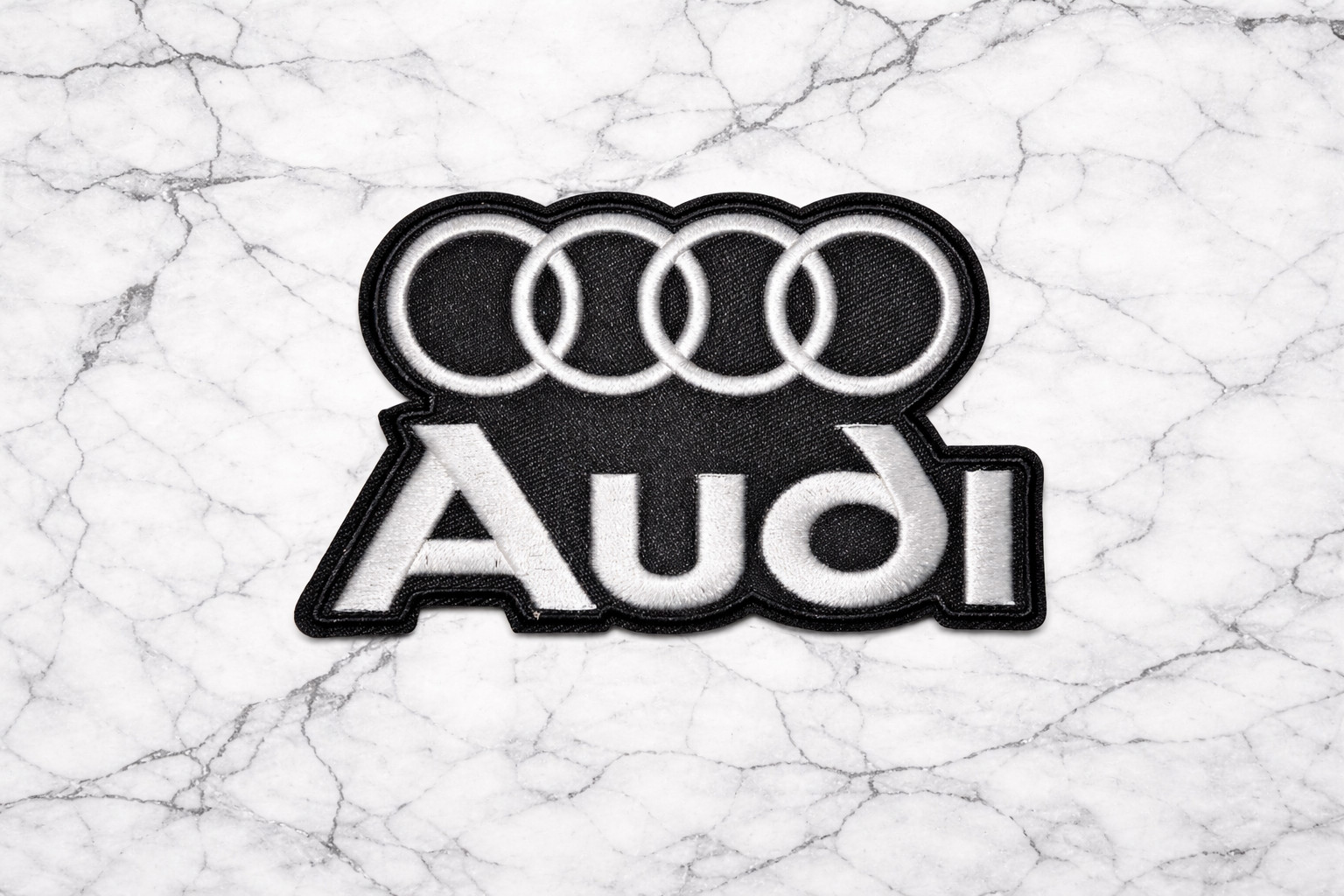 AUDI Embroidered Iron/Sew On Patch 4.5"X3"  SHIPPED USA
