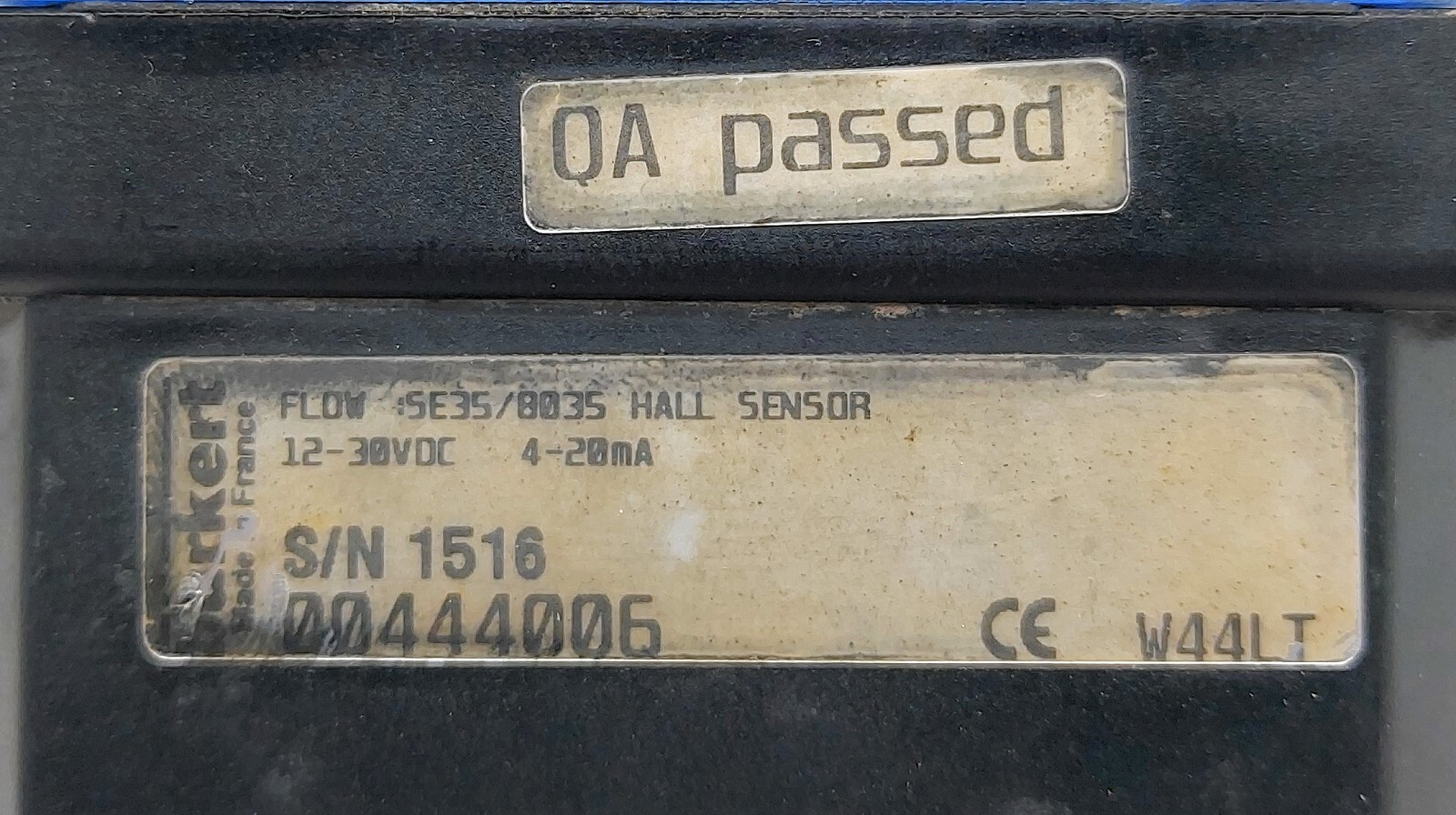Burkert Flow SE35/0035 Hall Sensor W44LT