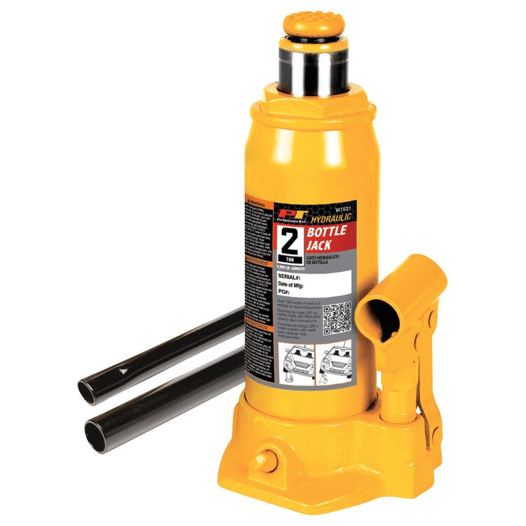 Hydraulic Bottle Jack |7-1/8 to13-1/2 Lift Range |Yellow Ste