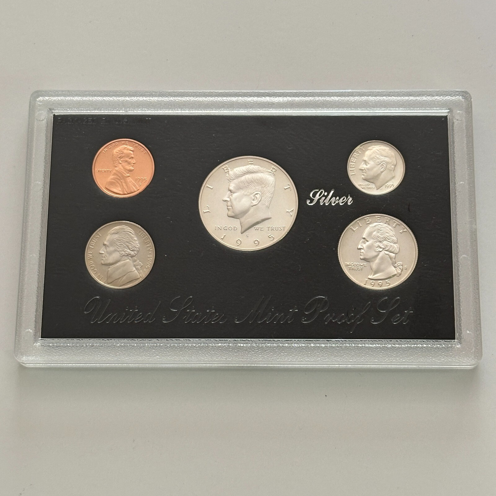 1995 U.S. Mint Silver Proof Set - Original Government Packaging & COA