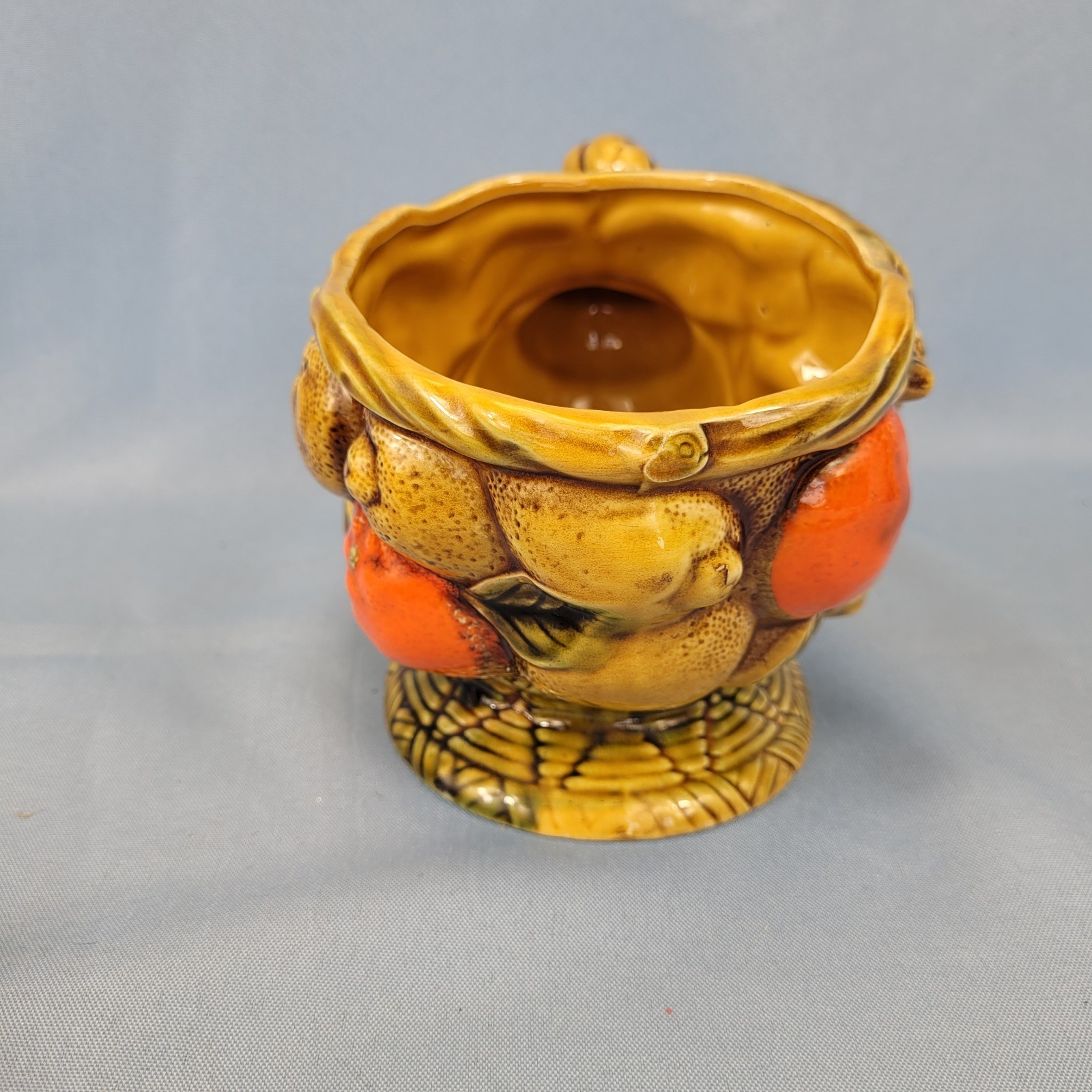 Inarco Cornucopia Planter E-4616 Fruit Harvest Ceramic Vase Japan
