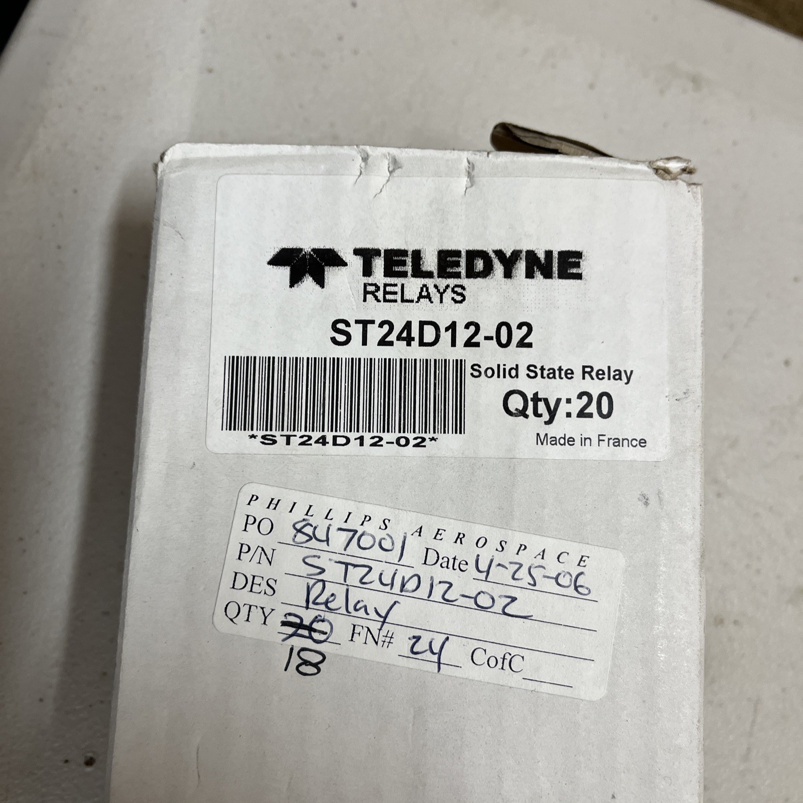 ST24D12-02 - Teledyne Solid State Relay 12A