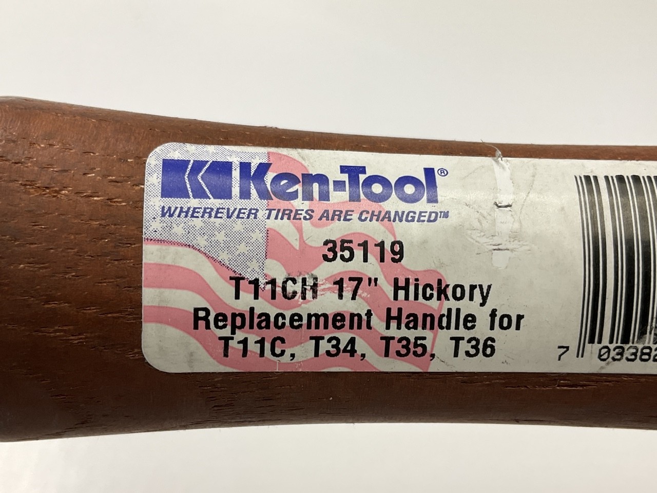 Ken-Tool T11CH 35119 17" Hickory Wood Handle For T11C, T34, And T36 Hammer