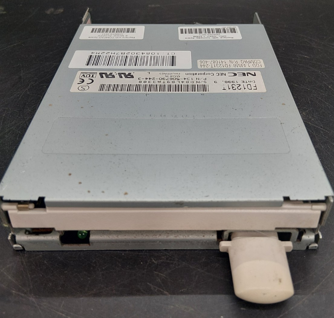 NEC FD1231T Internal 3.5 inch Floppy Disk Drive (No Bezel)