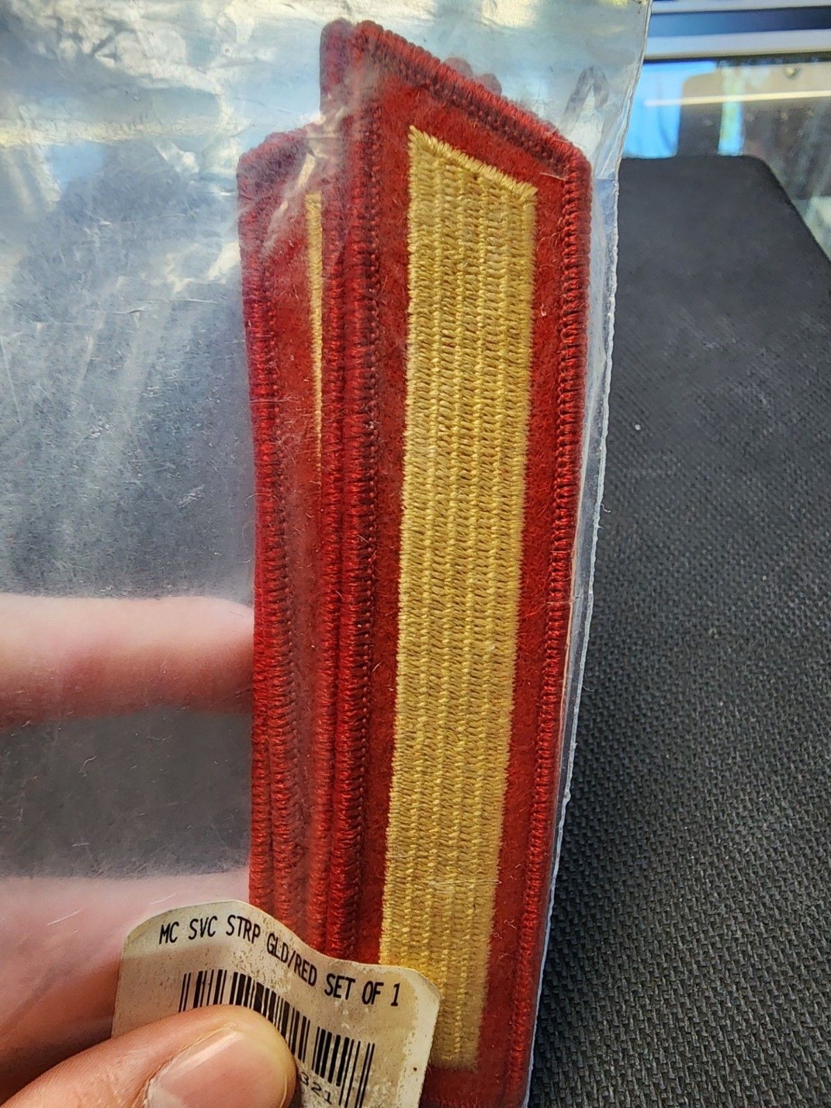 Vanguard Brand Period Correct USMC Service Stripes (Gold/Red One Stripe)