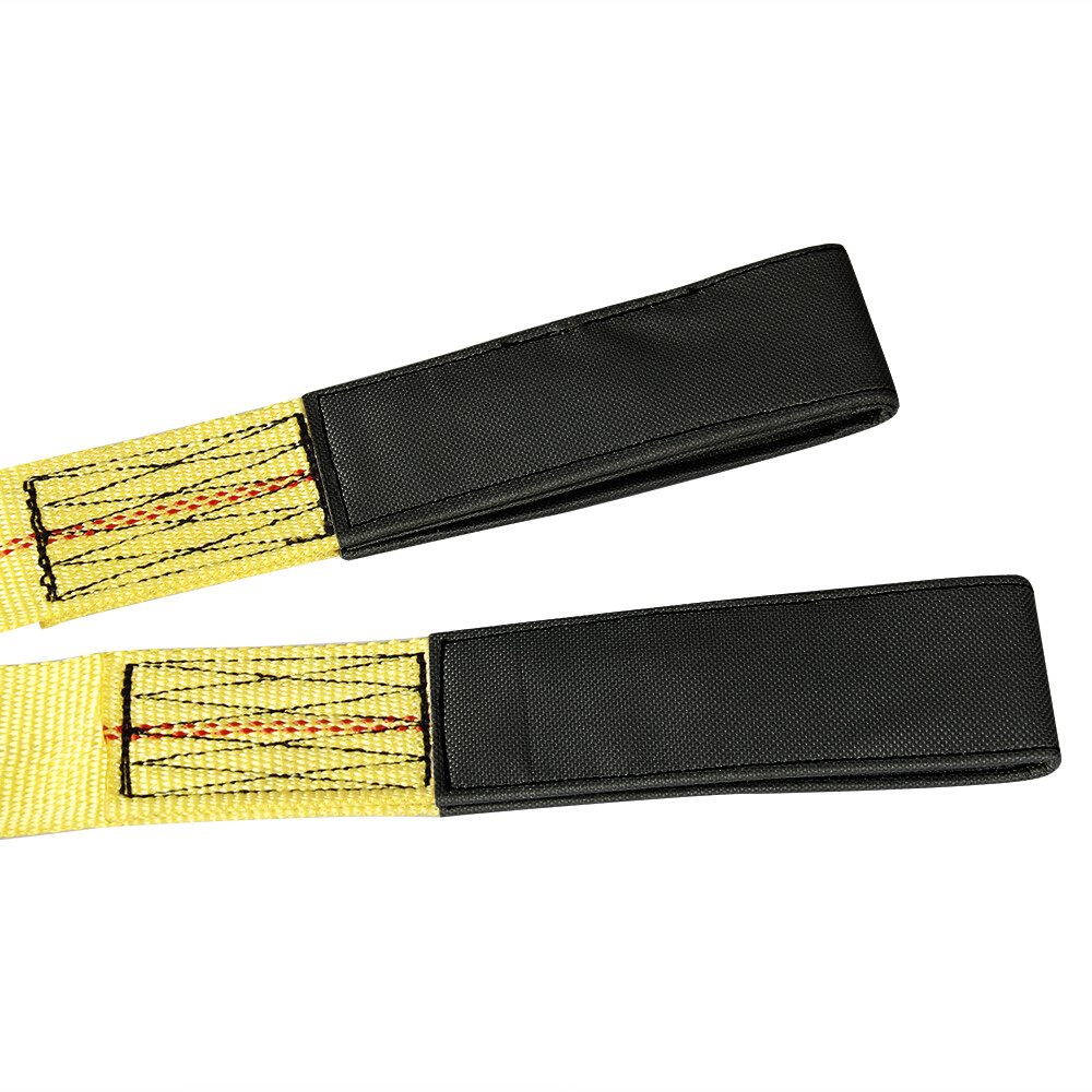 2Pc 6'x2" Nylon Web Lifting Tow Strap 3000 Lbs Load Capacity & 9000 Lbs Breaking