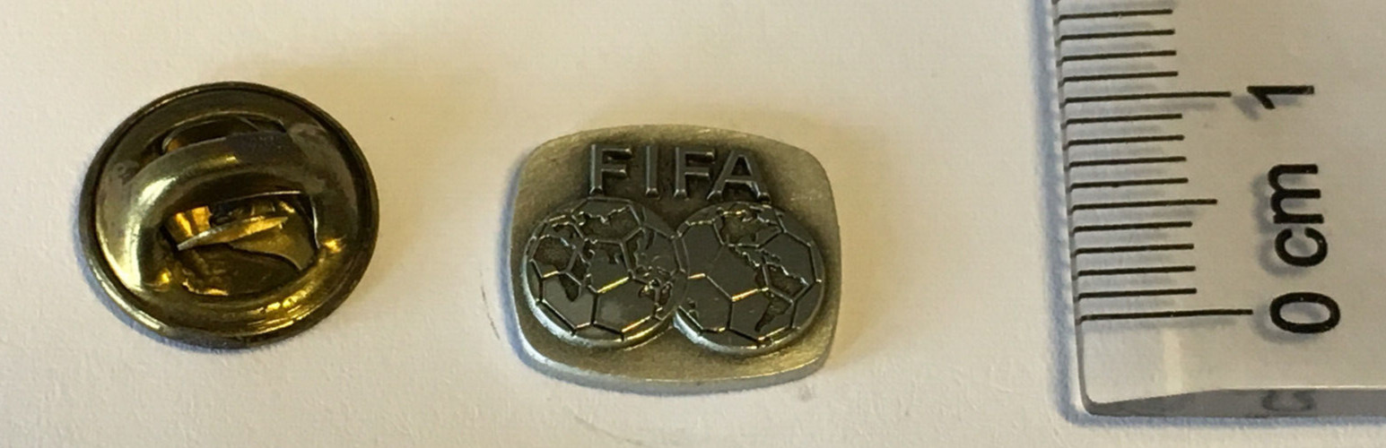Pin World Football Federation FIFA circa 1980