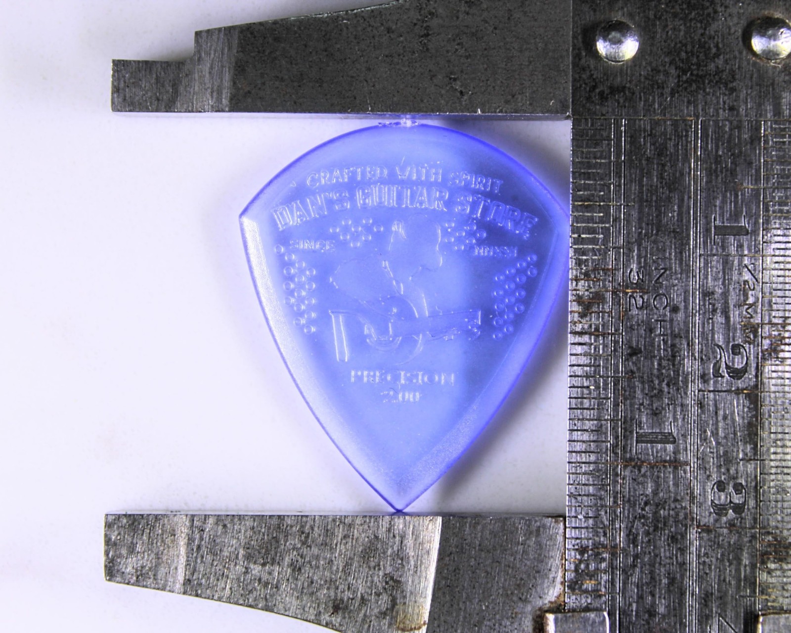 Dan's Guitar Store - Premium 2.00mm Precision Pick - 5-Pack - Extra Heavy Pre...