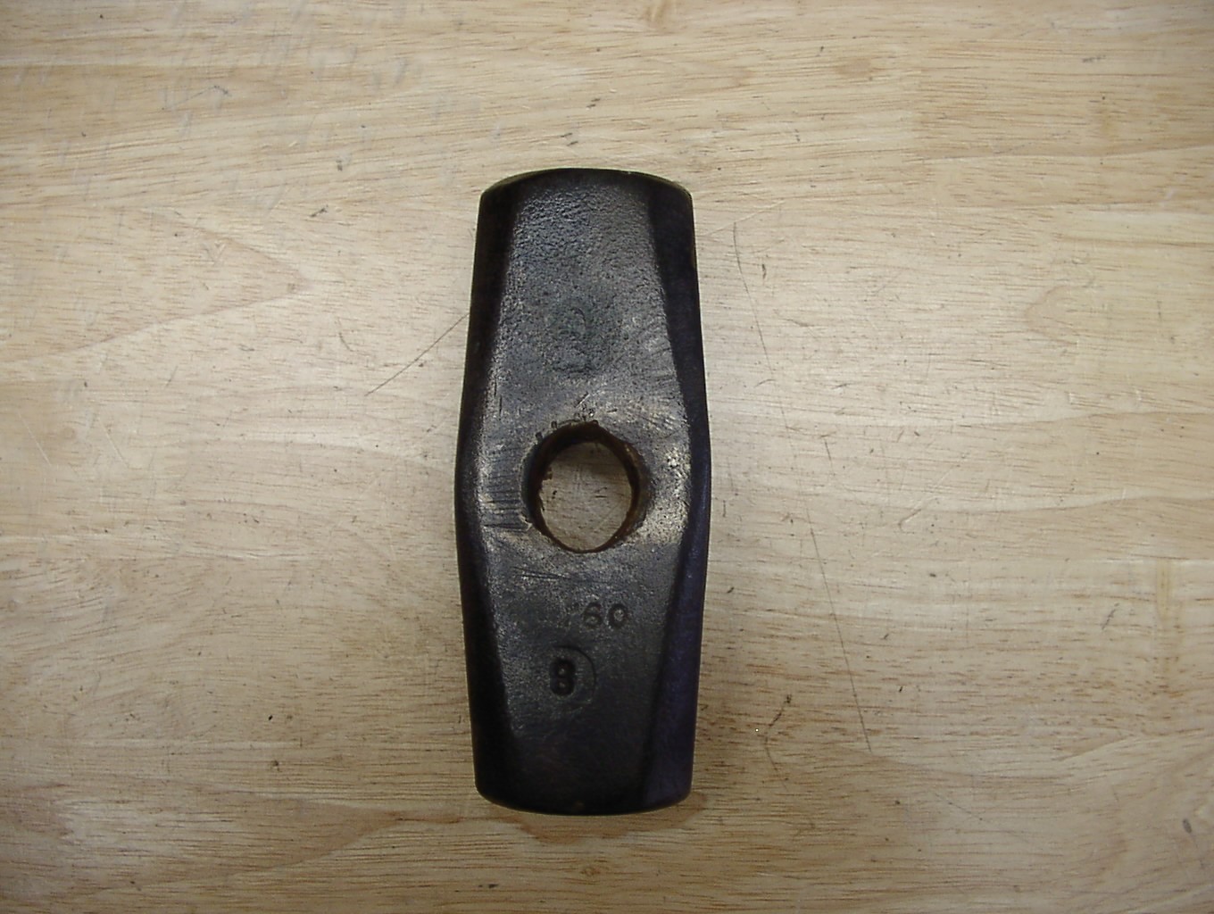 Atha 780 8lb Sledge Hammer Head,6-5/16" Long,2-1/8" Oct. Faces,110+ Yrs Old,VGC