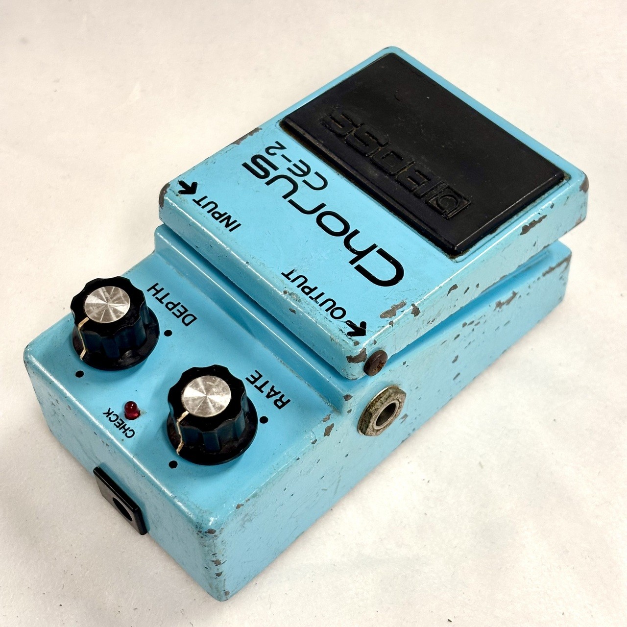 BOSS CE-2 Chorus Guitar Effects Pedal 1980 Silver Screws MN3007 Used Japan