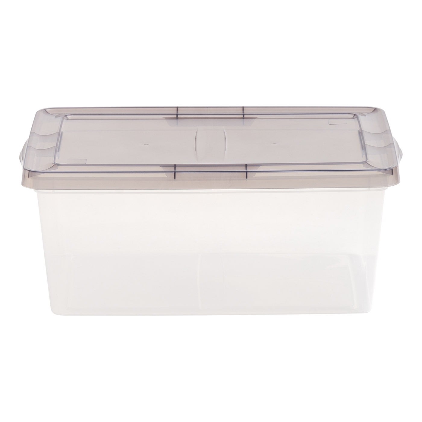 17 Qt. Plastic Storage Bin with Lid, Stackable Storage Container, Tote, Clear