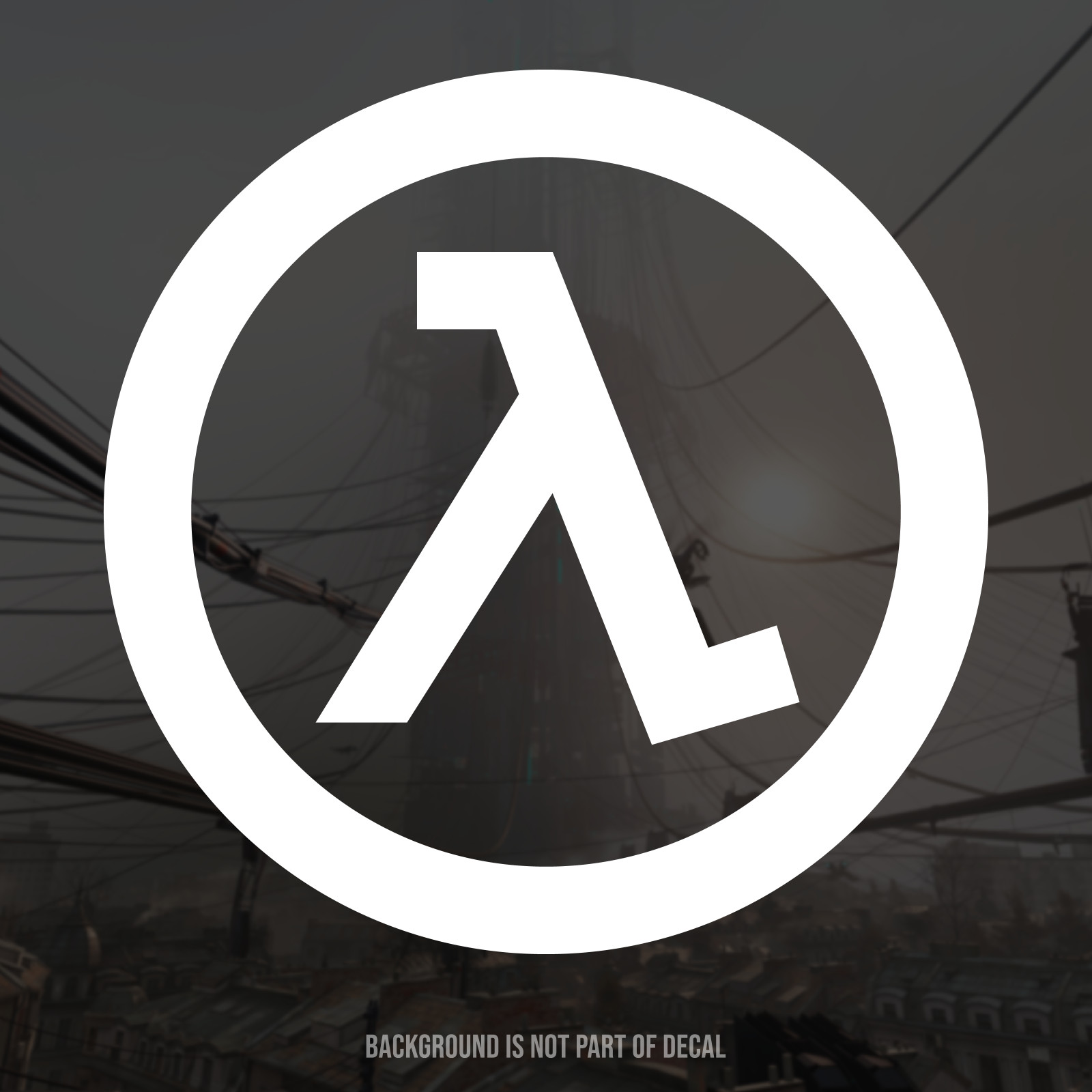 Half Life 2 Lambda - Gordon Freeman Vinyl Decal Sticker