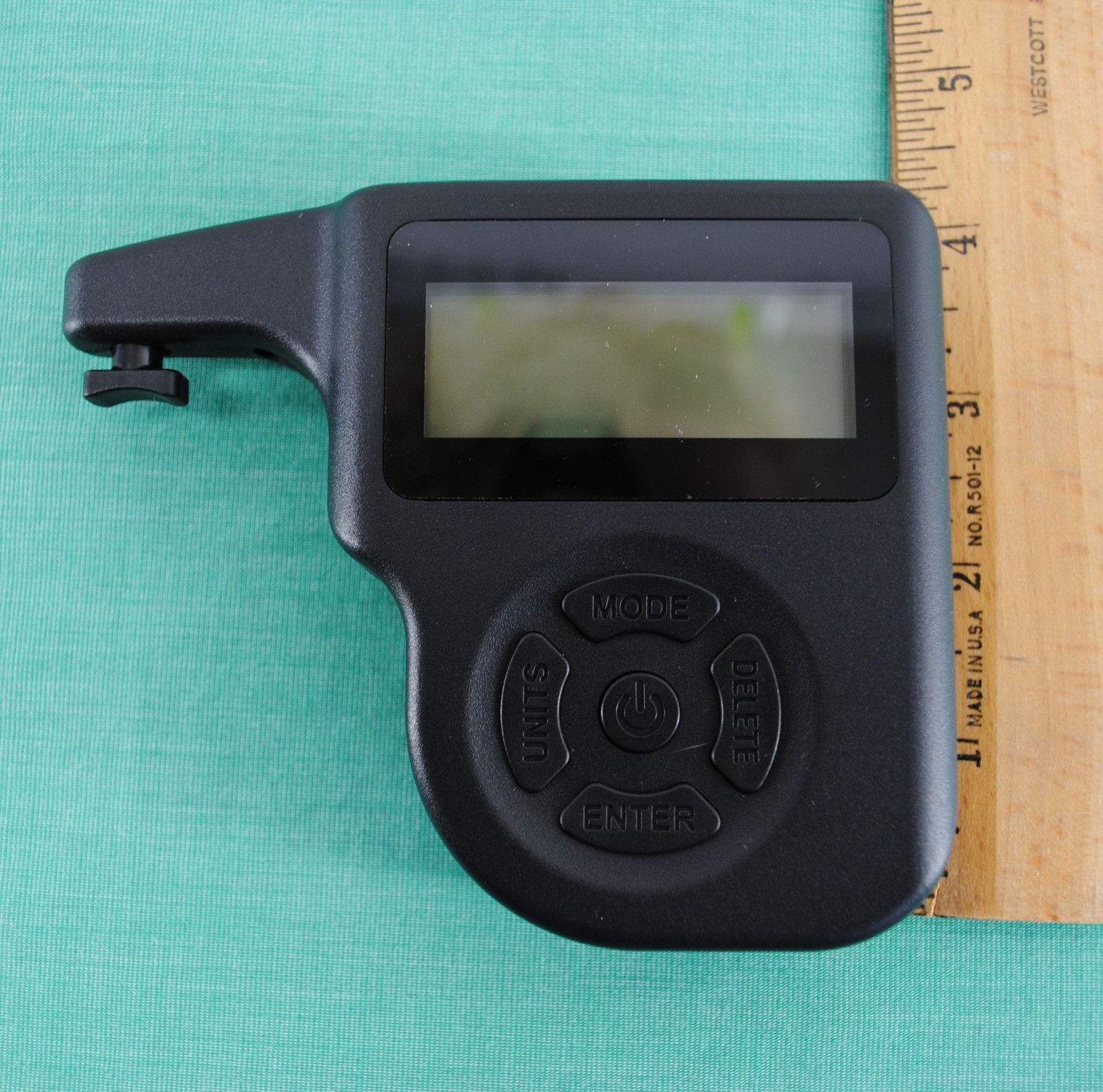 Digital Thickness Gauge Meter LCD Display Portable Measuring Tool Black Powers