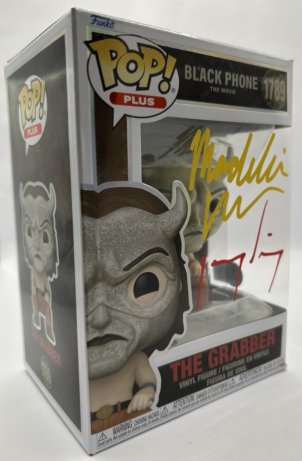 MADELEINE MCGRAW +JEREMY DAVIES SIGNED THE BLACK PHONE GRABBER FUNKO BECKETT COA