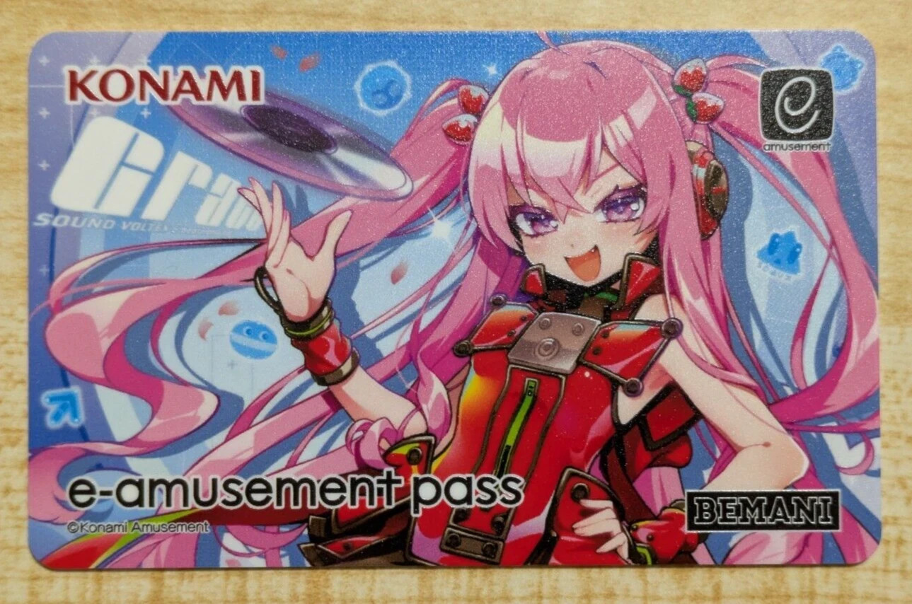 NEW Konami e-AMUSEMENT PASS Card Sound Voltex Grace SDVX Amusement IC