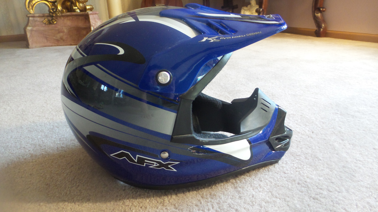 Nice AFX Helmet, Great Color & Design