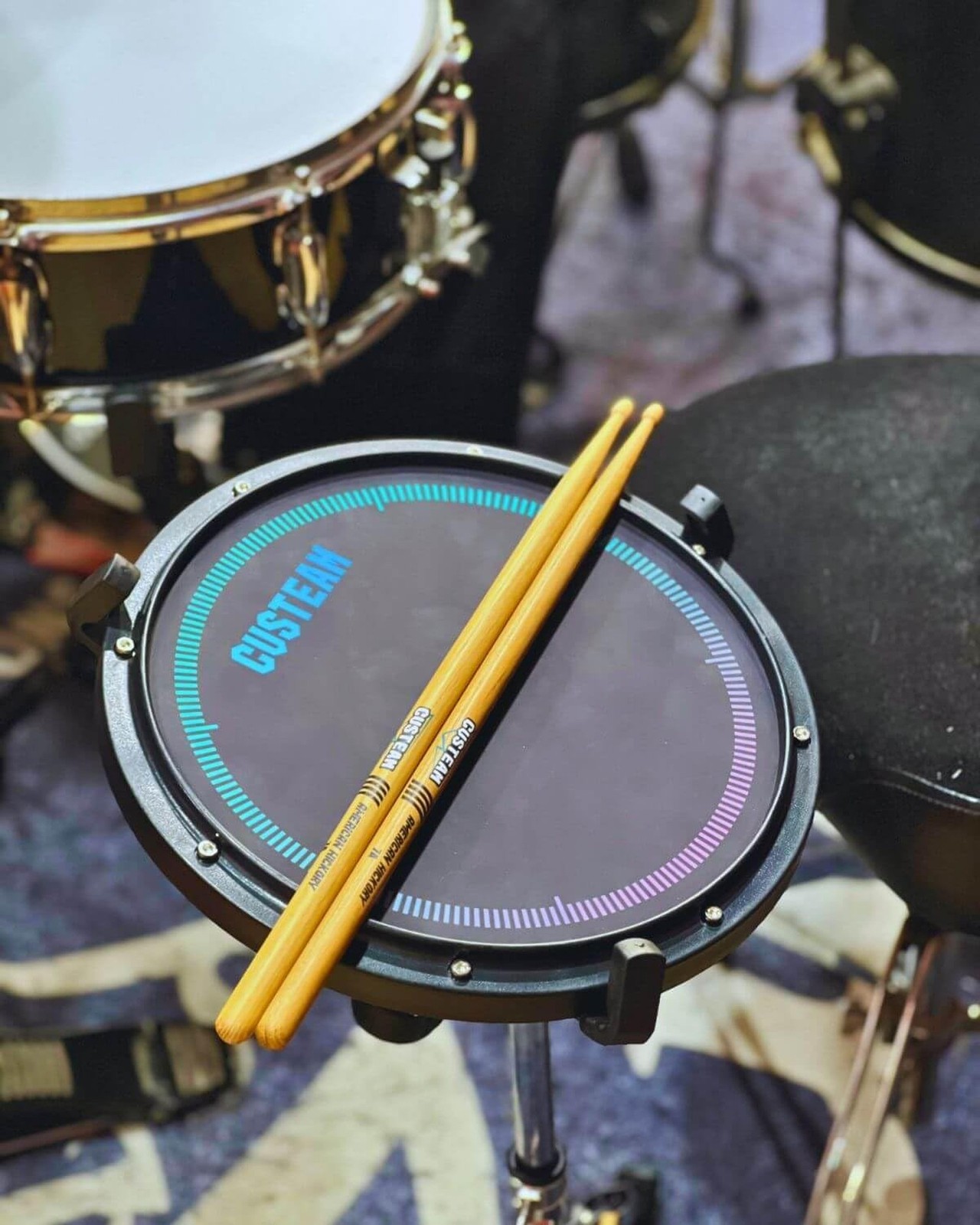 Snare Drum Practice Pad 12inch - Silent Drum Pads - Practice Pads for Drummer...