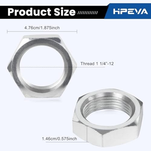 1 Pair 1.25'' Heim Joints Rod End Kit,1 1/4'' Right & Left Hand Thread