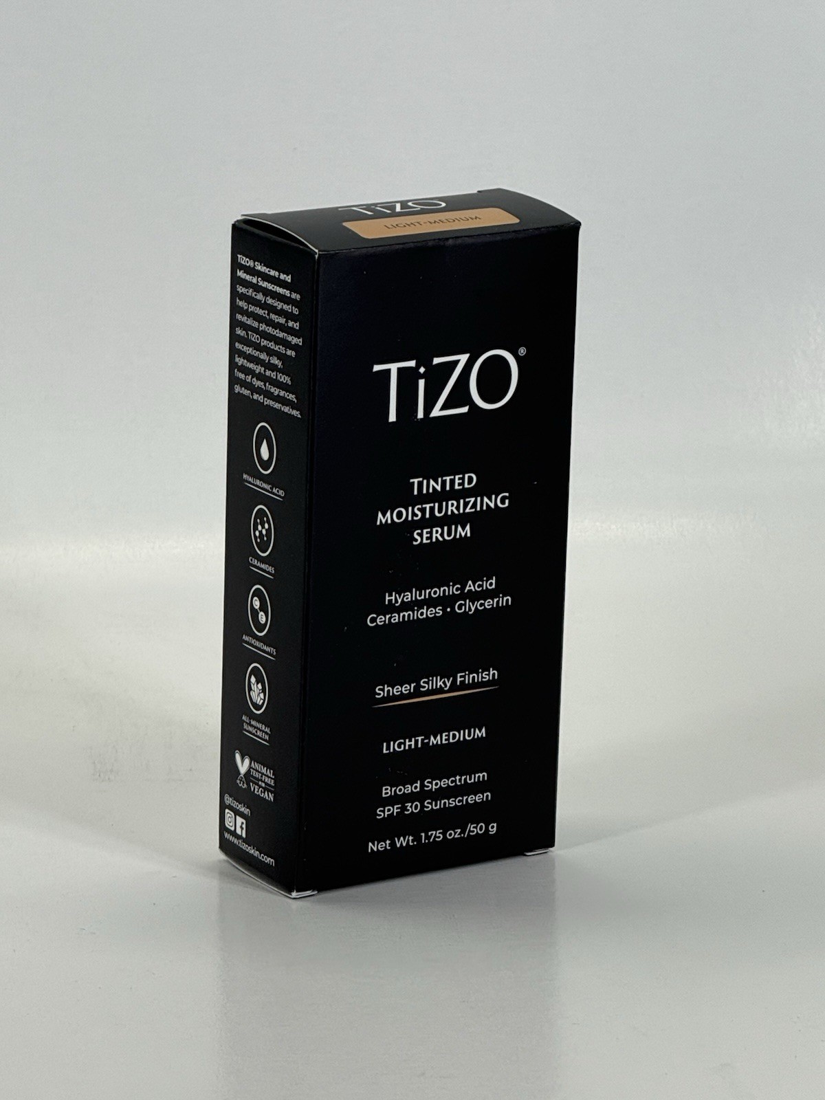 TiZO Tinted Moisturizing Serum SPF 30 Sunscreen | Light-Medium | 1.75 oz