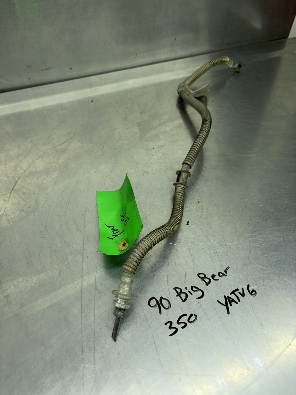 87 88 89 90 91 92 93 94 95-99 Yamaha Big Bear 350 OEM Front Left Brake Hose Line