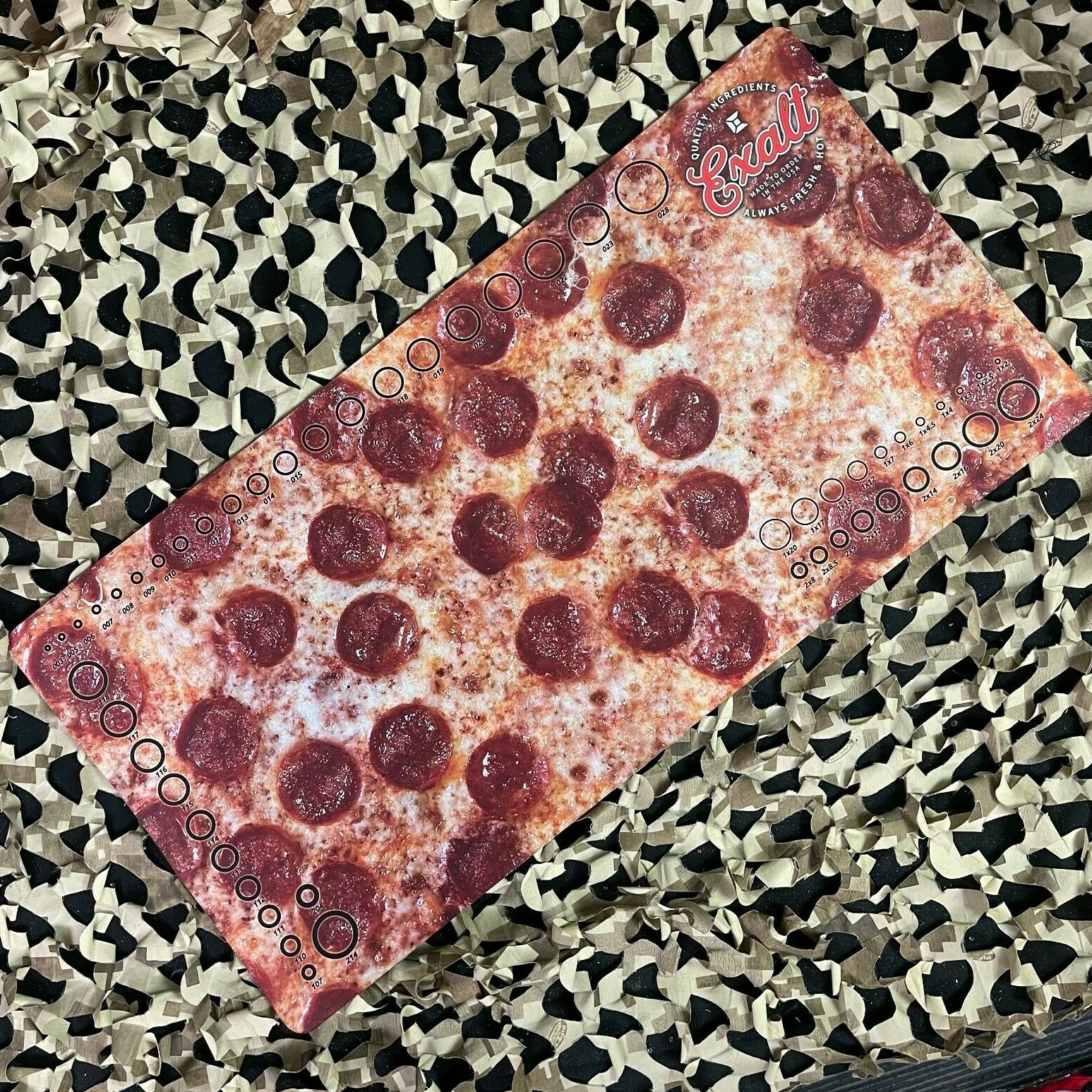 NEW Exalt V2 Paintball Tech Mat - Medium - Pepperoni Pizza