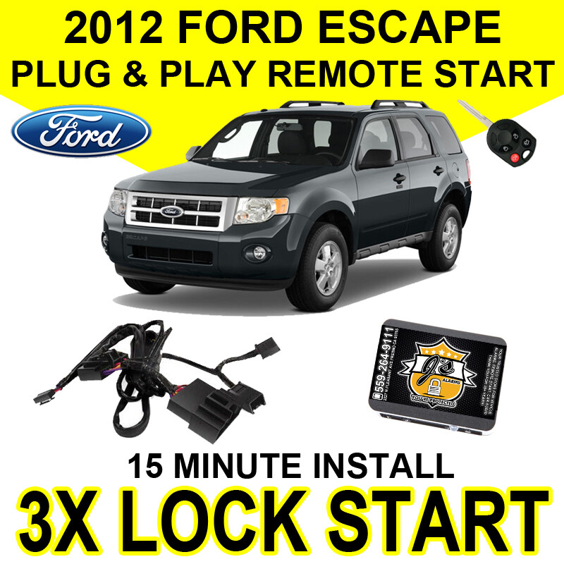 2012 Ford Escape Easy Install Remote Start Plug and Play Original Fob FO1A