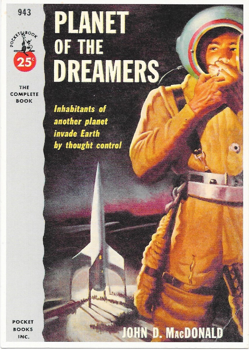 PLANET OF THE DREAMERS 1953 Paperback Cover Postcard- Pulpcards PC-204 (1998)