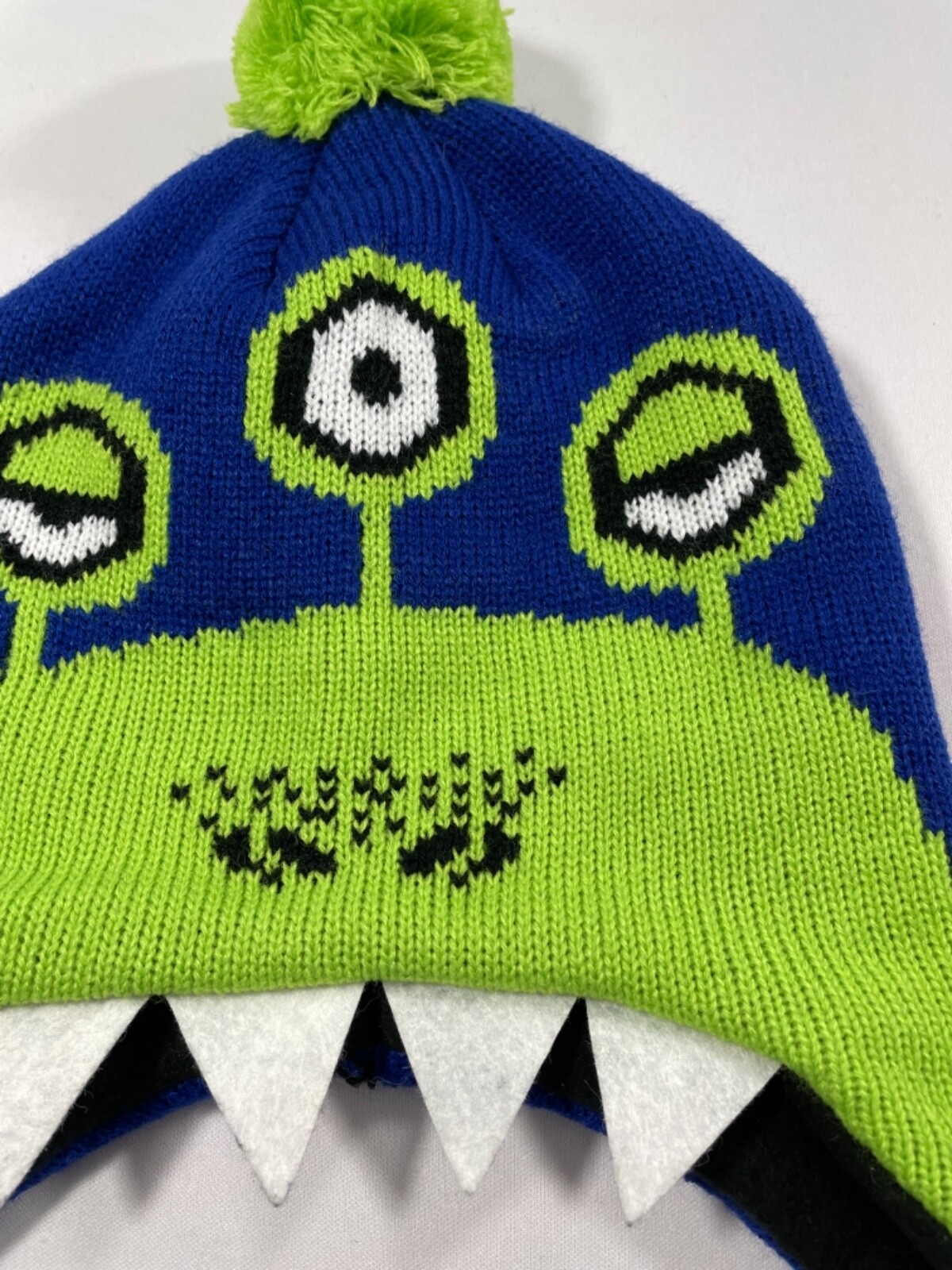 GARANIMALS MONSTER KNIT TRAPPER HAT - ONE SIZE FOR AGES 4-10
