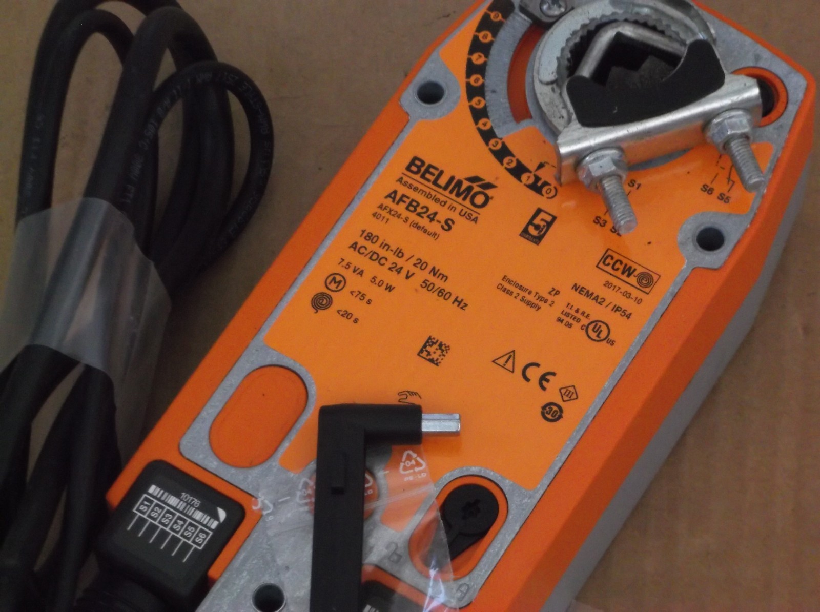 Belimo AFB24-S Spring Return Actuator 24 V AC/DC NEW