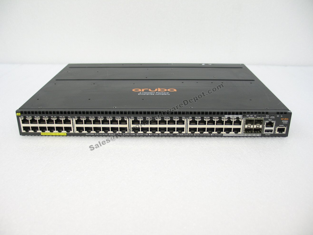 HP Aruba JL323A 2930M 40G + 8 Smart Rate PoE+ Switch (No Power Supplies) *TESTED