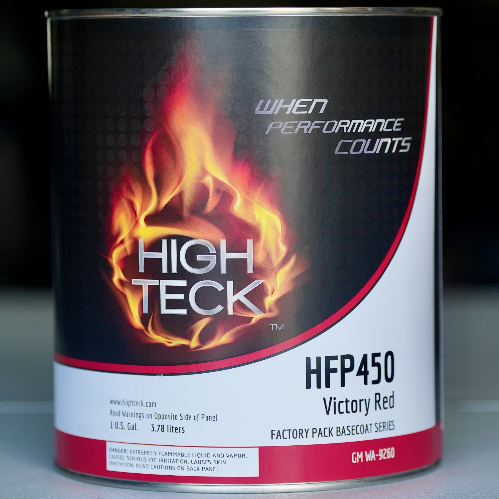 HIGH TECK Victory Red Automotive Basecoat Paint GALLON! HFP450 GM Code WA9260