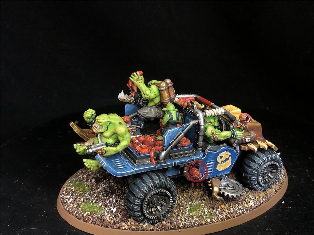Warhammer 40K DPS painted Orks Rukkatrukk Squigbuggy SK8544