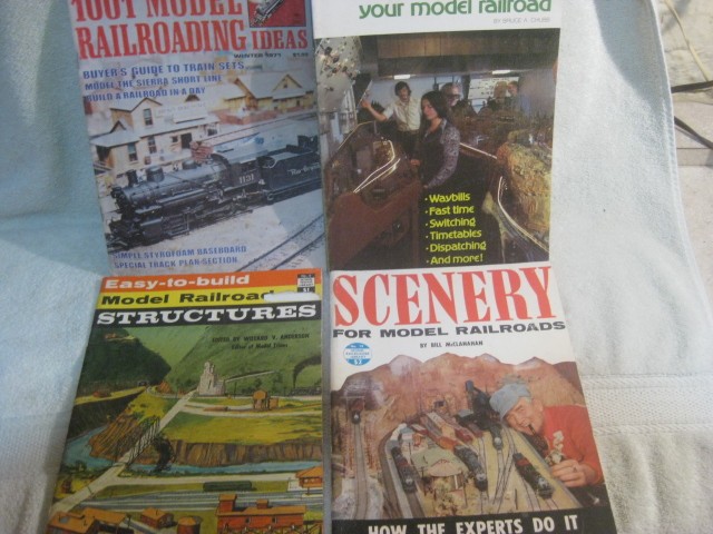 Model Railroad Book Lot Of 4 All scale HOW to- Painting Scenery Tracks wiring