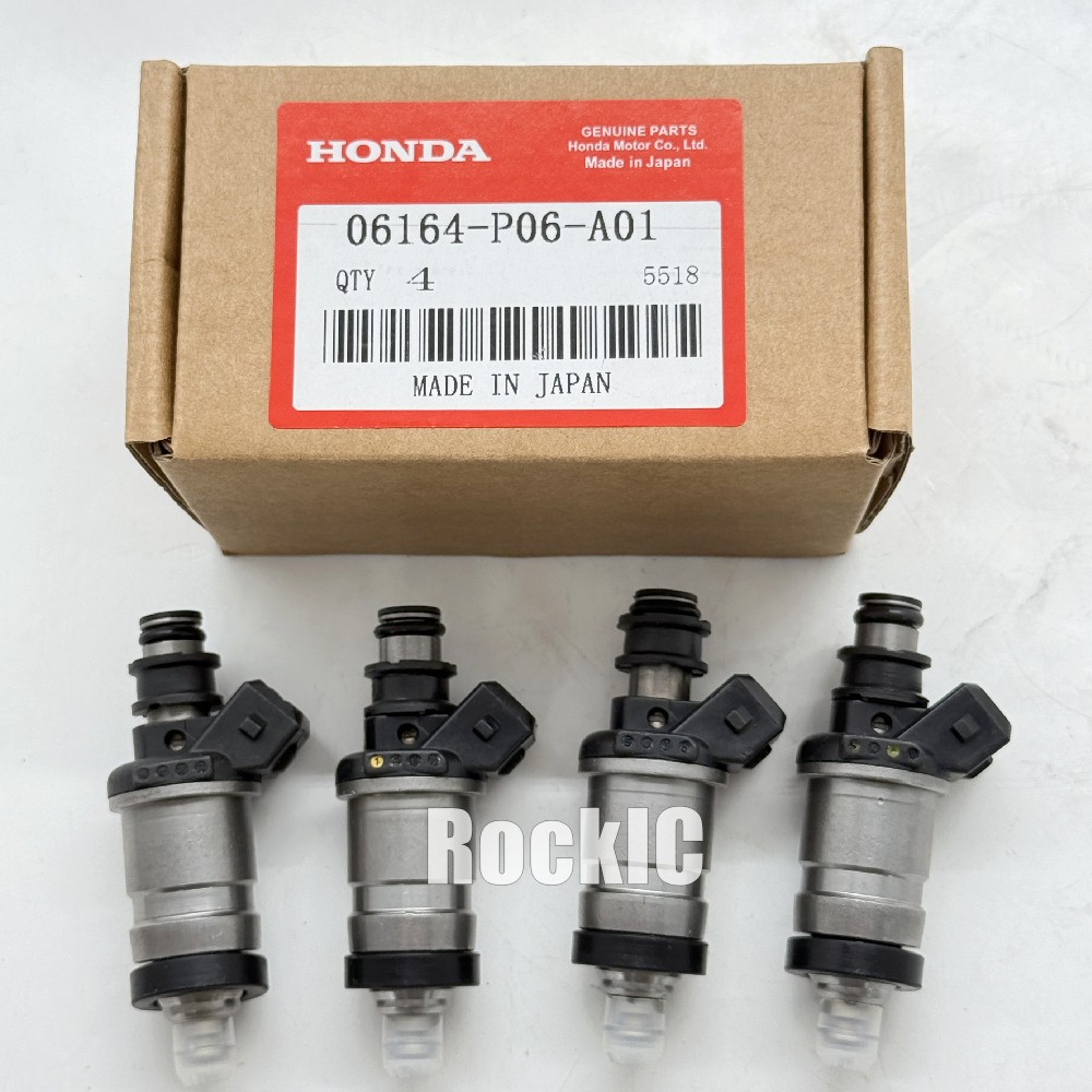4PCS FUEL INJECTORS 06164-P06-A01 For CIVIC DEL SOL 1.5L 1.6L INTEGRA 1.7L 1.8L