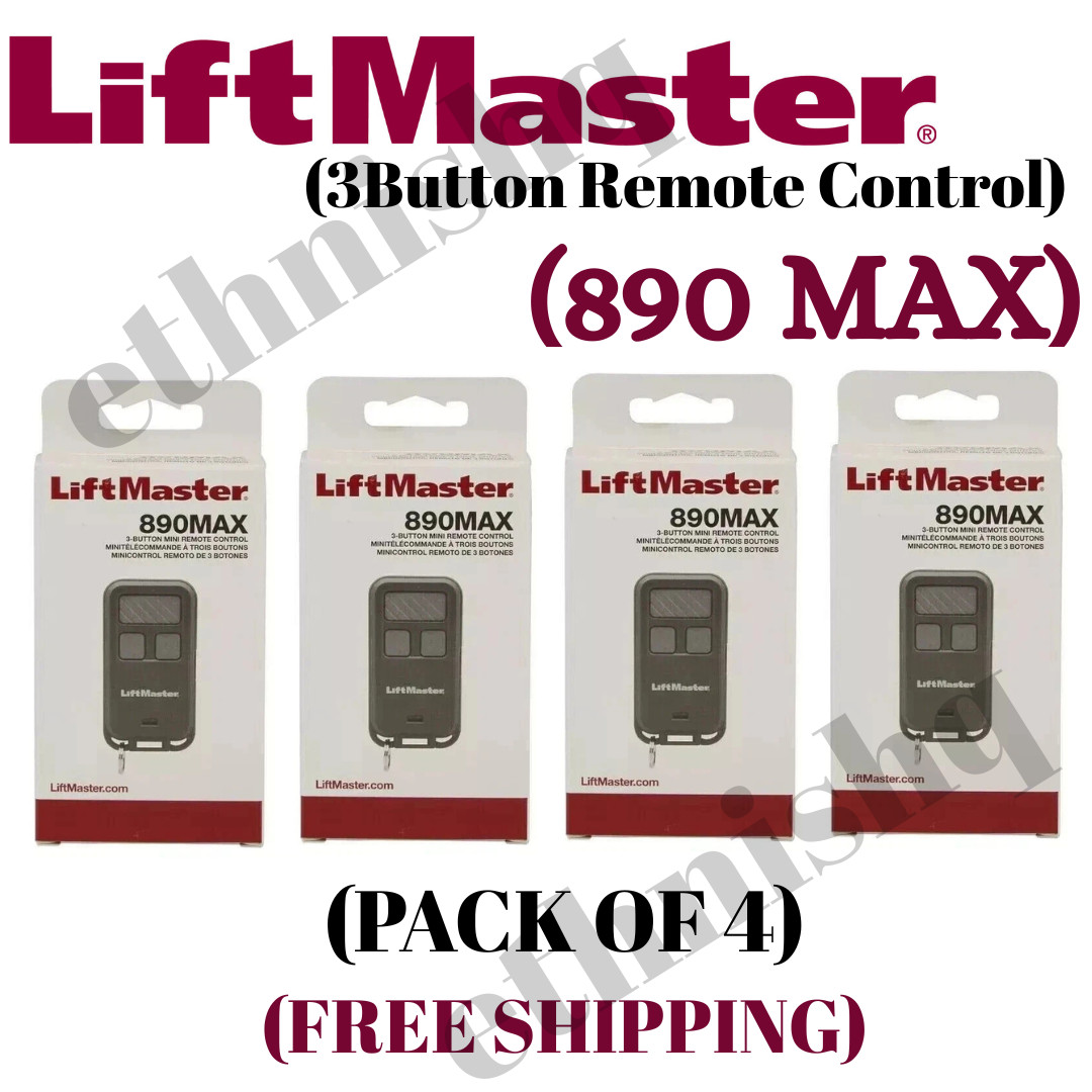 Liftmaster 890MAX Universal Remote - Compatible with 371LM, 971LM free shipping