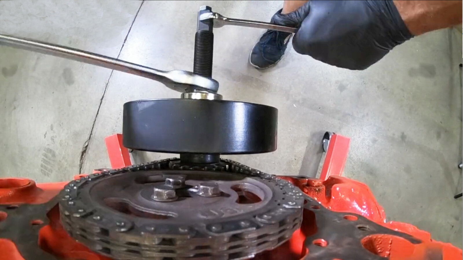 CRANKSHAFT BALANCER INSTALLING TOOL SET – engine harmonic balancer installer