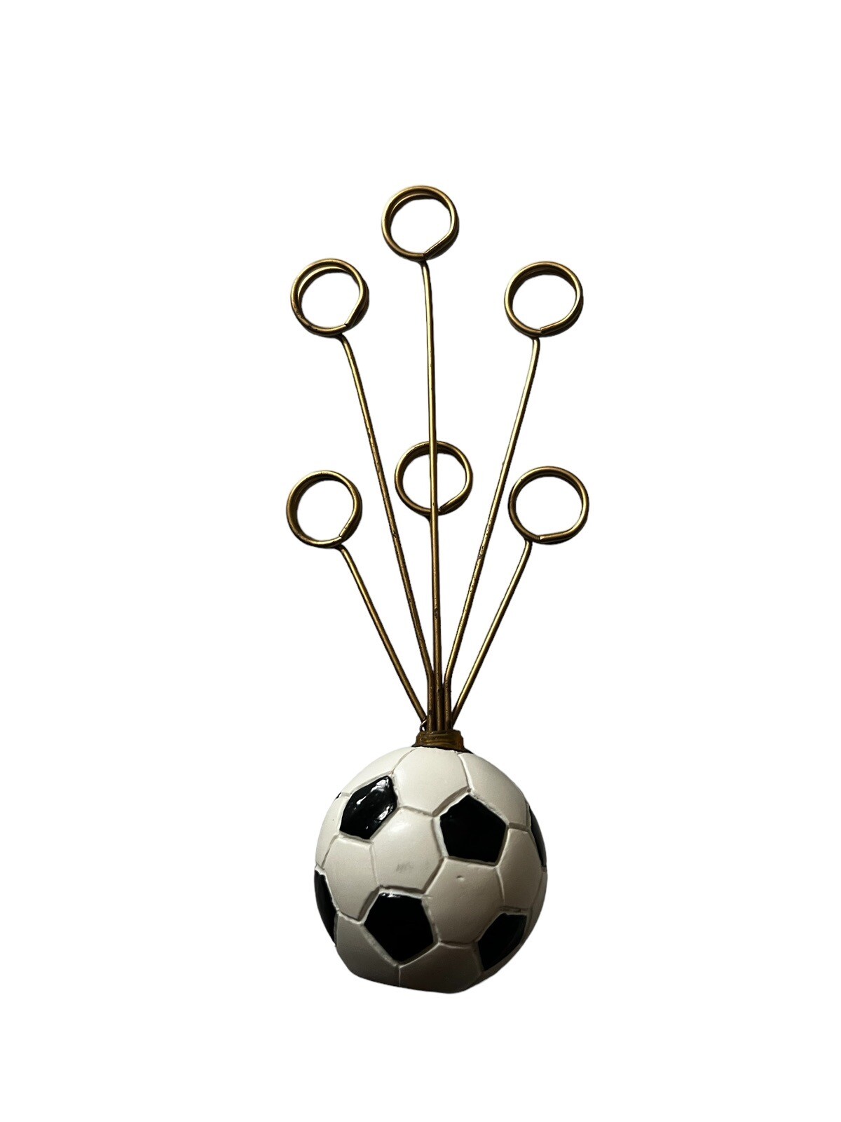 SOCCER BALL Multi PHOTO HOLDER 7" Tall
