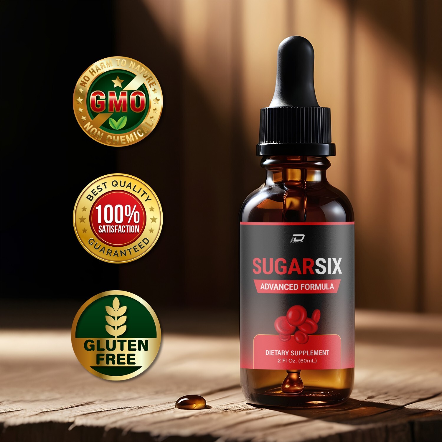 (3 Pack) Sugar Six Drops Healthy Formula - SugarSix Liquid Drops, All Natural