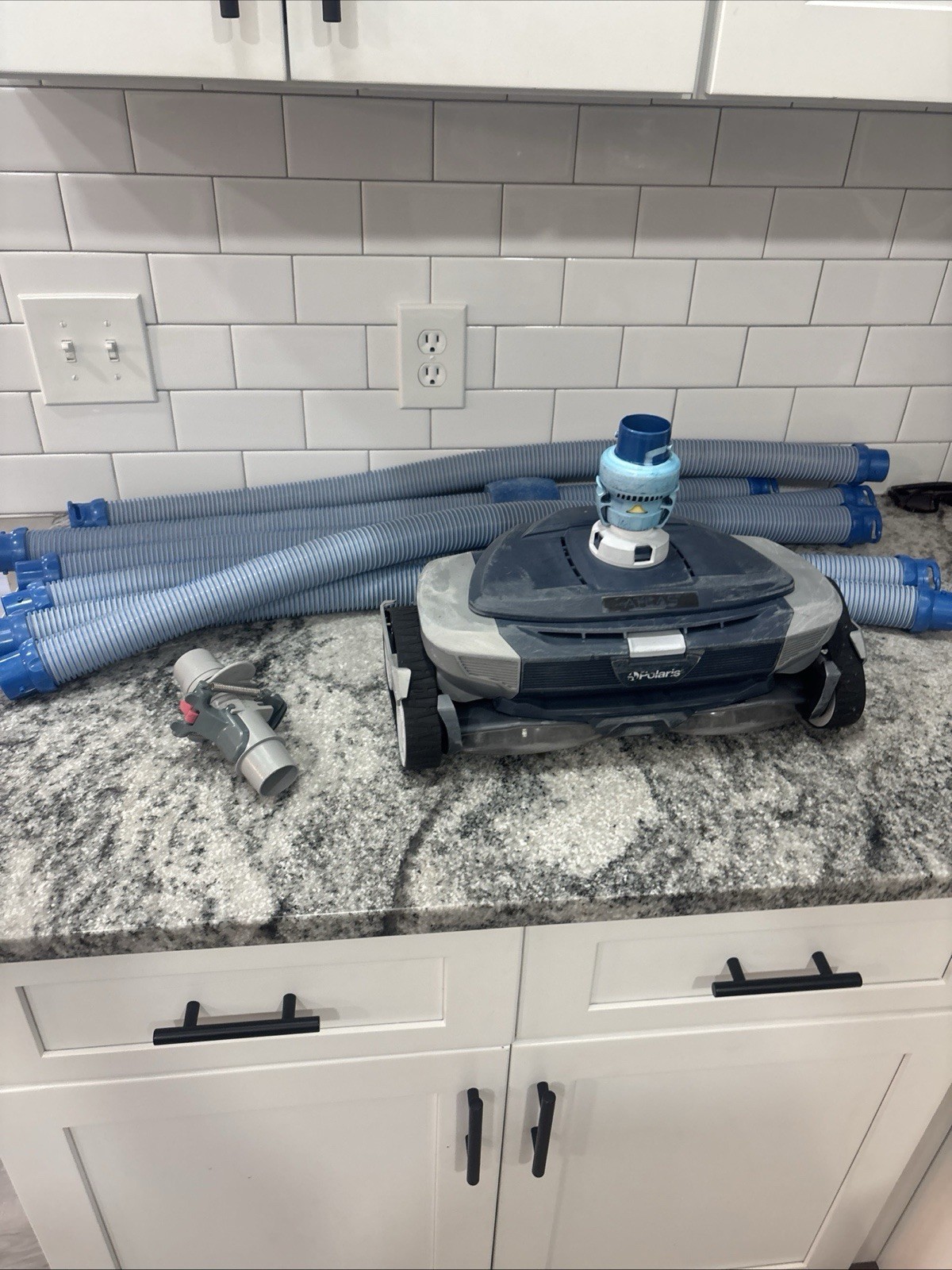 Polaris ATLAS Automatic Suction Pool Cleaner Blue/Gray for In Ground Pools