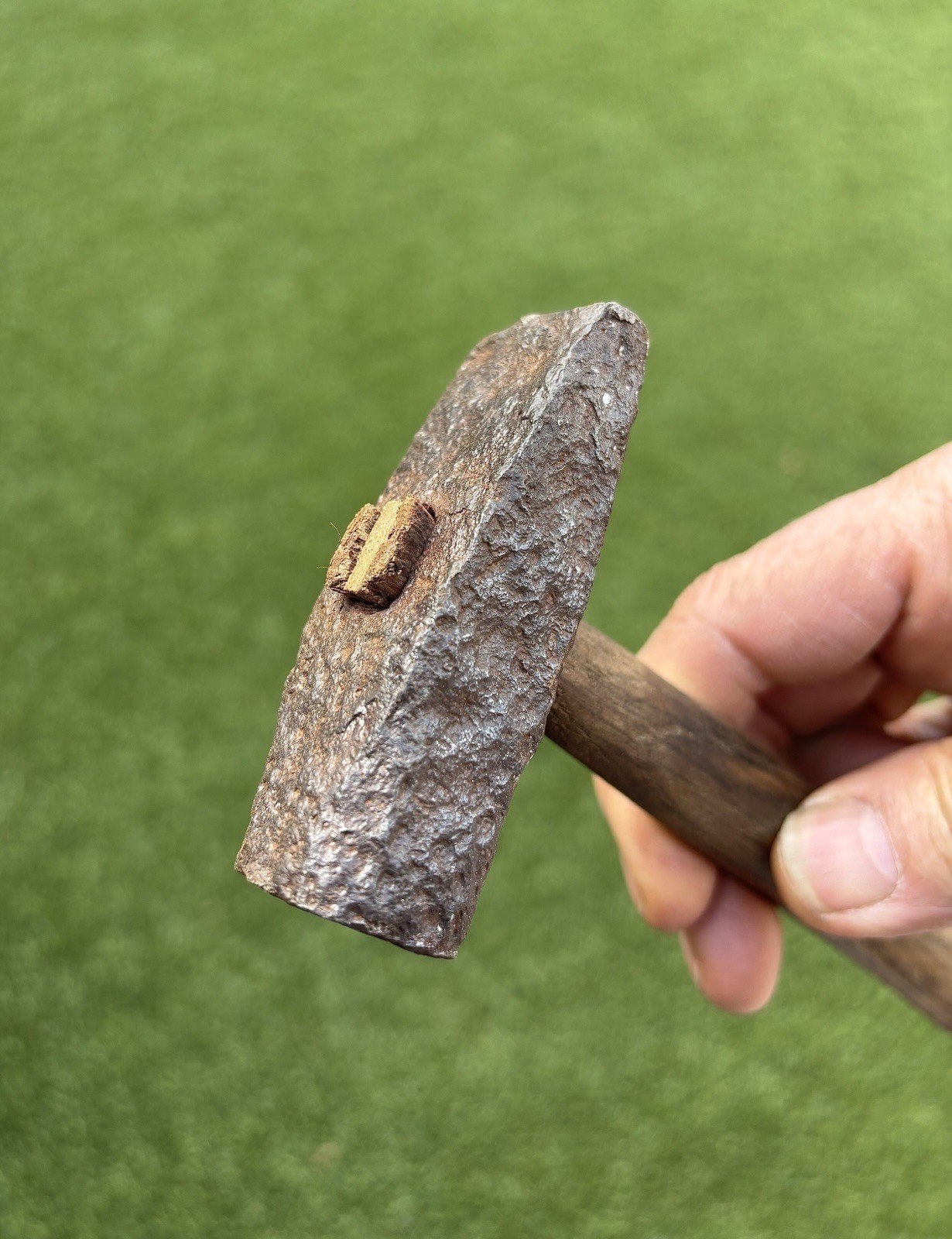 Antique Small Cross Peen Hammer Blacksmith 10 Oz Pitted
