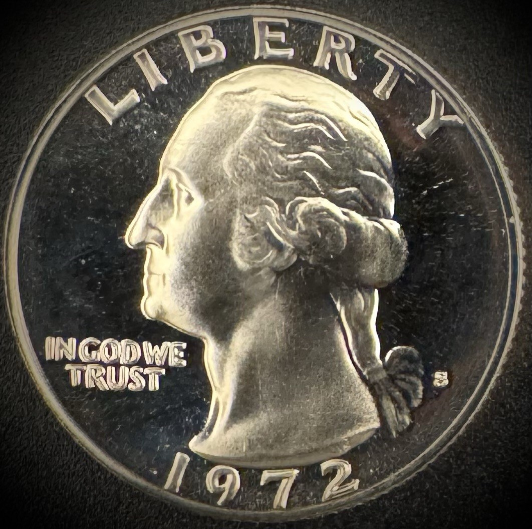 1972-S Washington Quarter PROOF Clad Coin