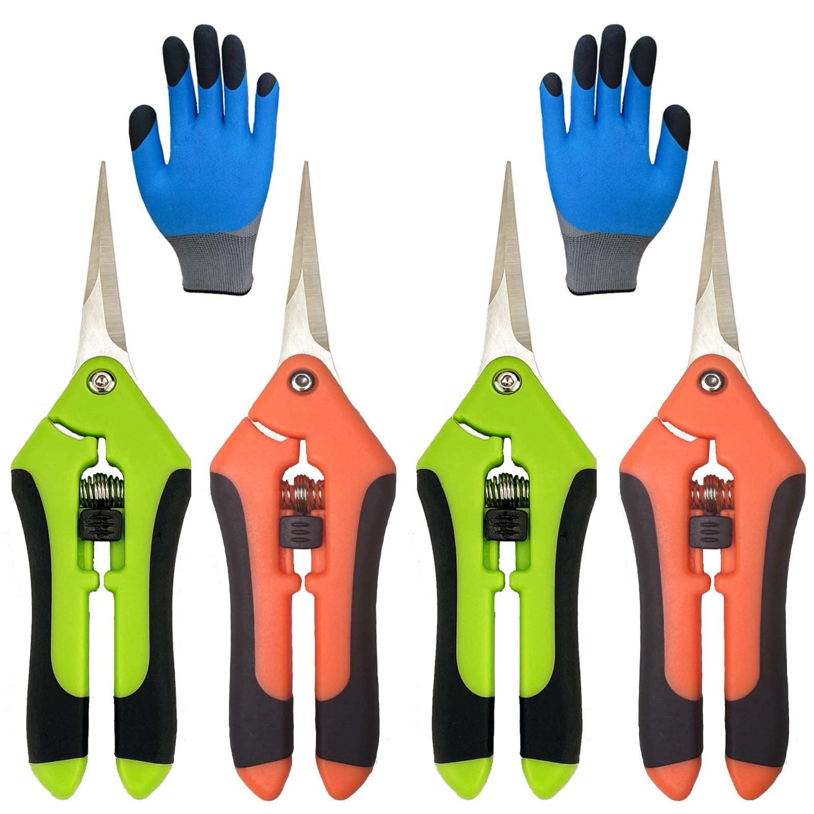 5 Pack Pruning Shears, Garden Shears with 6.5 inches x 1.6 inches, Multicolor