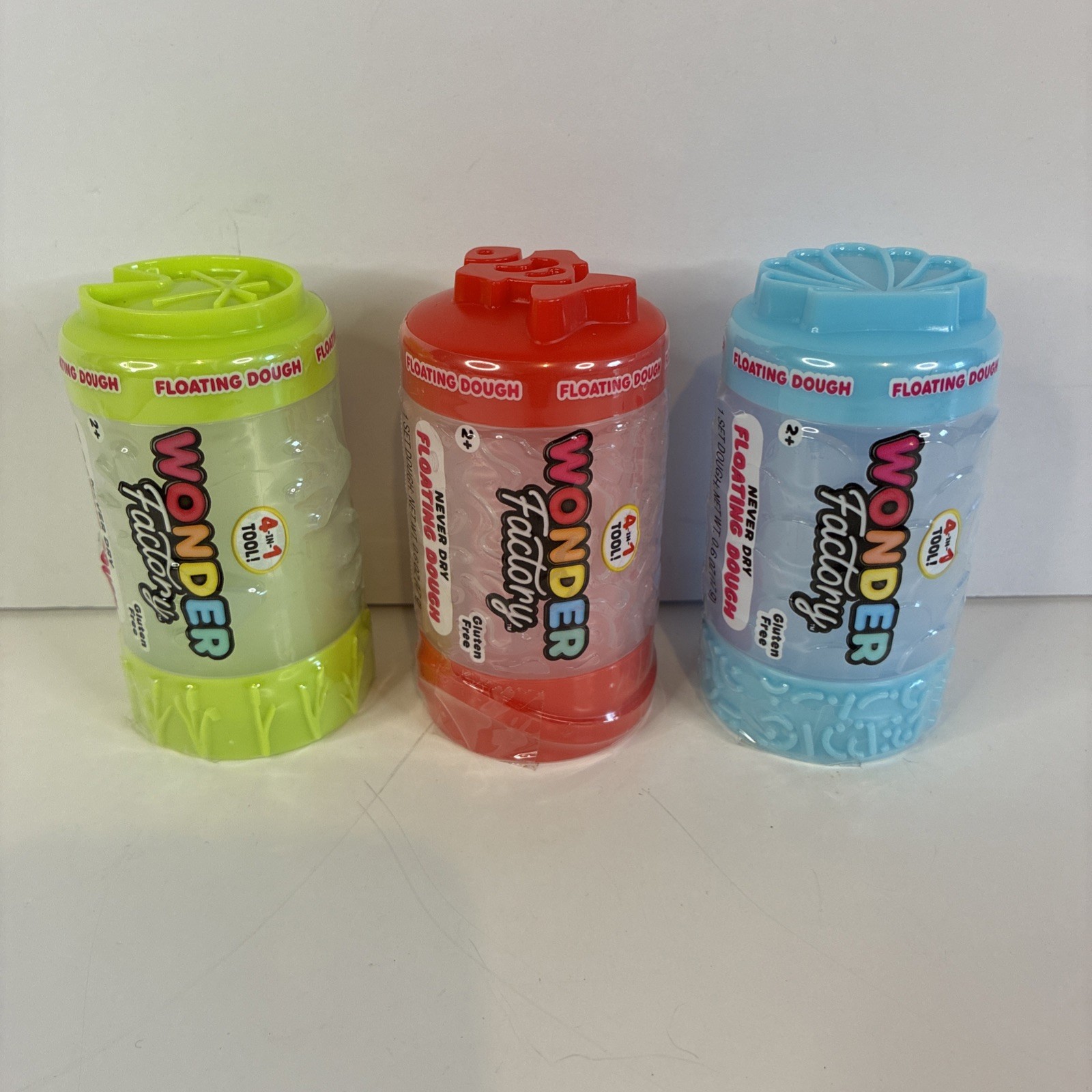Wonder Factory Never Dry Floating Dough 4 In 1 Tool Kids Toys