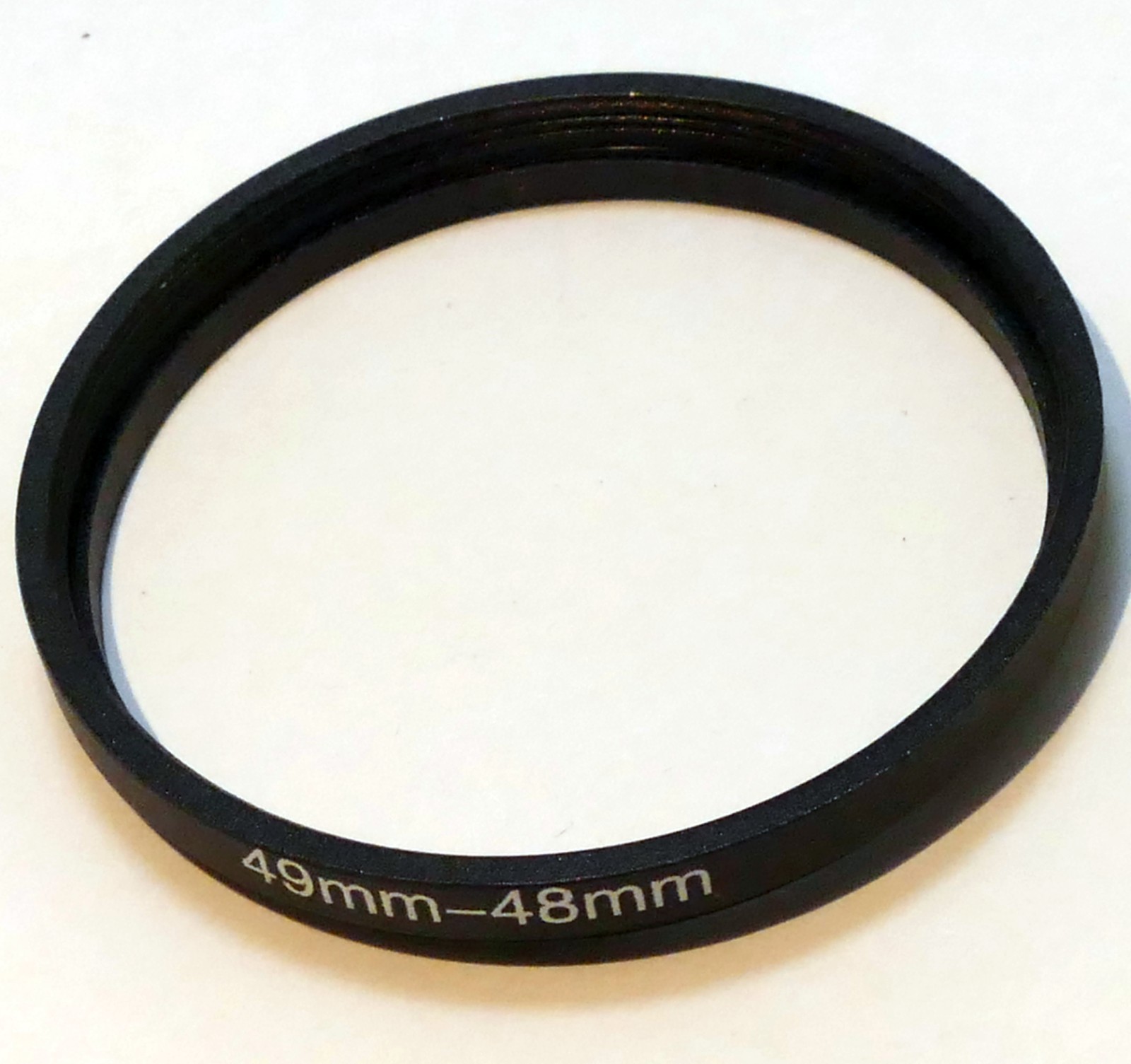 49mm to 48mm Step-Down ring Metal double threaded screw in