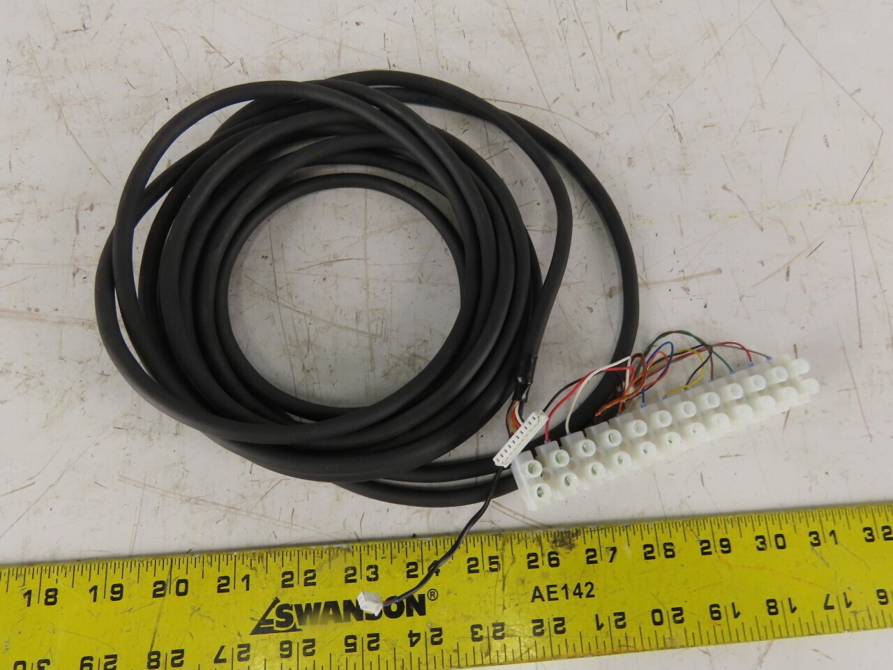 12 Conductor With Ground Terminated Intelligent Actuator Cable