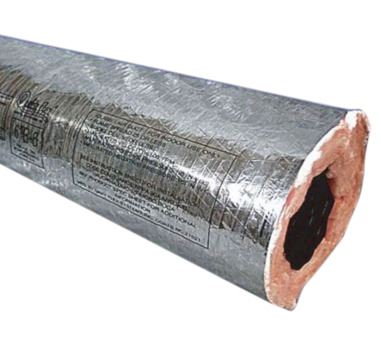 7" Silver Flex Insulated Flexible Duct R6 25''
