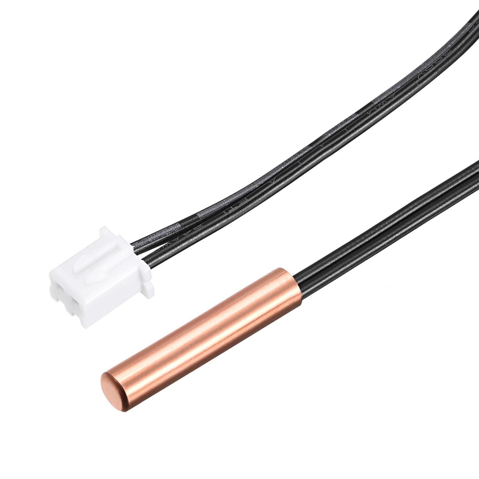 2 Pack 40cm 10K NTC Thermistor Probe, Extruder Filament Copper Sensitive Sensor